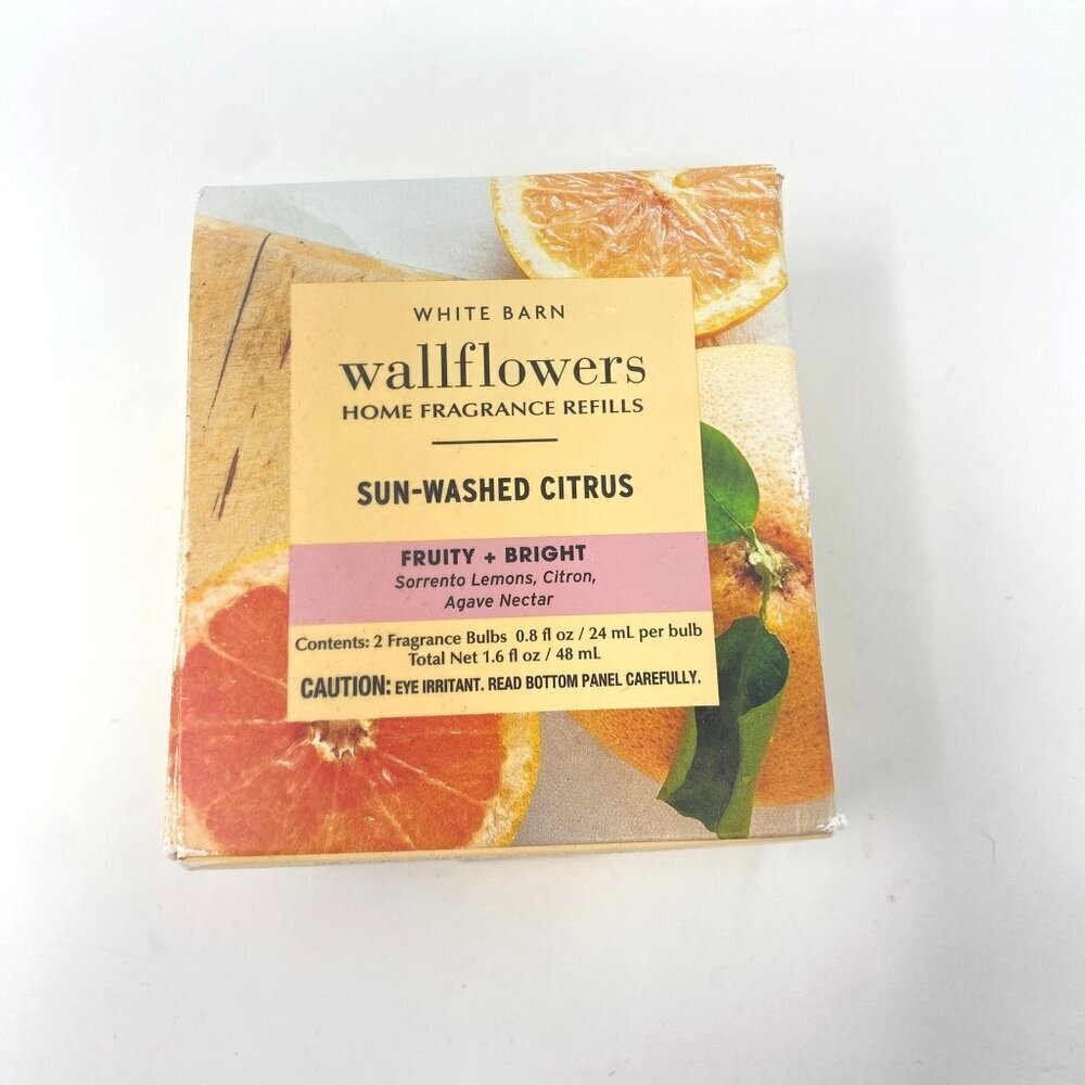 Bath & Body Works Sun-Washed Citrus Wallflowers Refills 2-Pack Lemons Citron